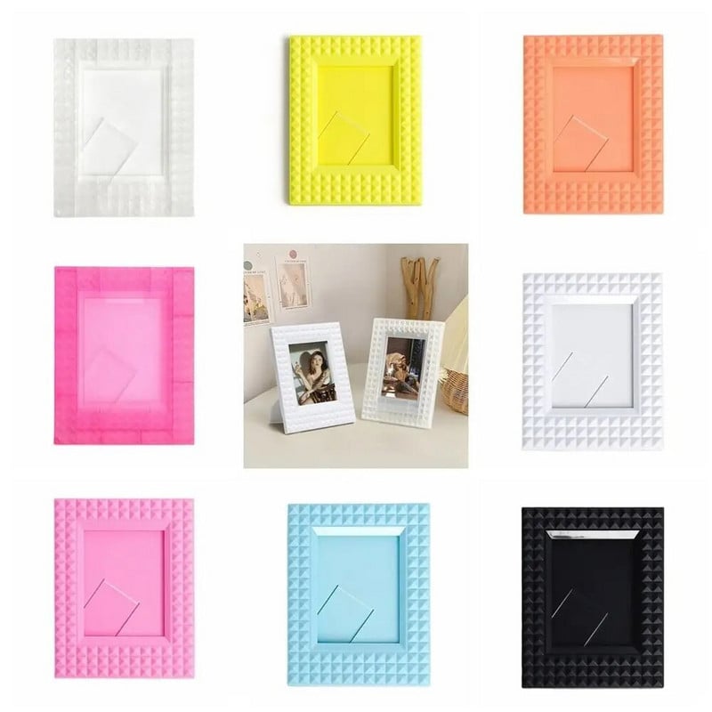 3 hüvelykes mini képkeret Polaroid képkerethez asztali fotókártya album poszter kijelző állvány asztali dekoráció Drop Shipping