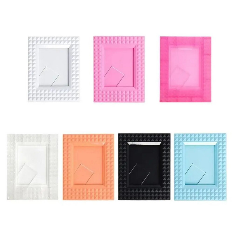 3 hüvelykes mini képkeret Polaroid képkerethez asztali fotókártya album poszter kijelző állvány asztali dekoráció Drop Shipping