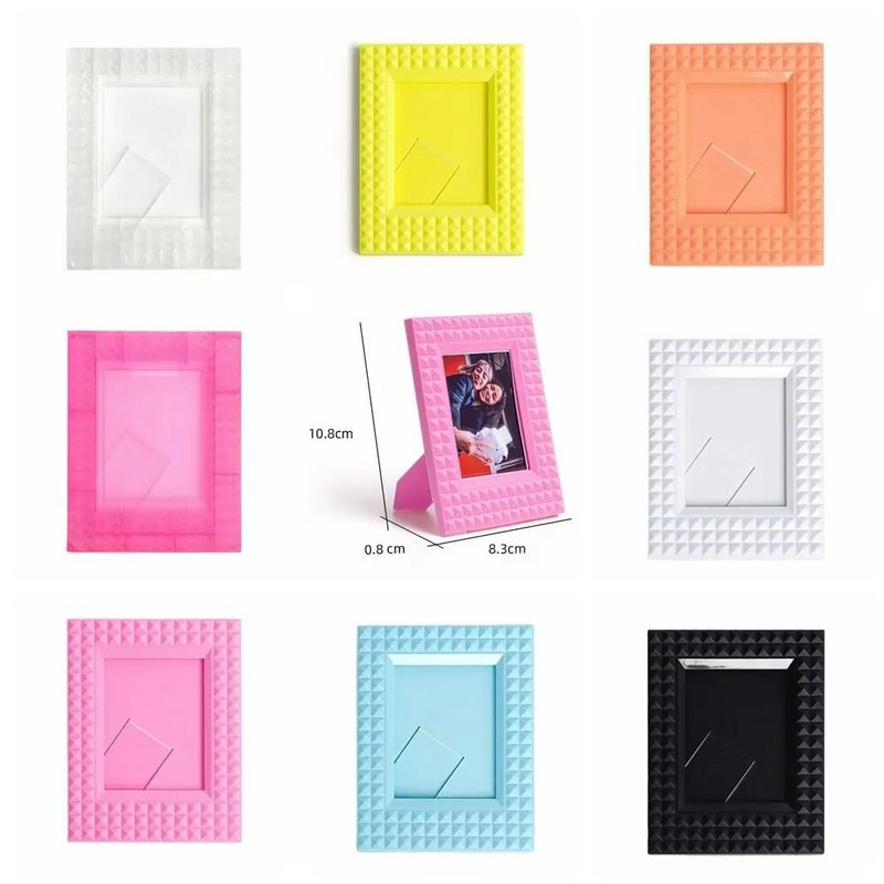 3 hüvelykes mini képkeret Polaroid képkerethez asztali fotókártya album poszter kijelző állvány asztali dekoráció Drop Shipping