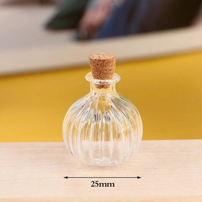 1:12 Nukumaja miniatuurne hoiupaak korkkaanega klaaspudel Mini pisike purk lillevaasid mudel Mänguasjad Nukumaja sisekujundus Juurdepääs