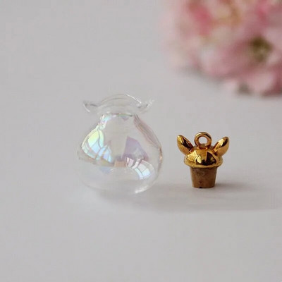 1/3 τεμ. Small Drift Bottle Γυάλινα βάζα Διακοσμητικά δοχεία DIY Mini Message Vials Διακοσμητικά με καπάκι/ πώμα από φελλό Μπουκάλια Rainbow