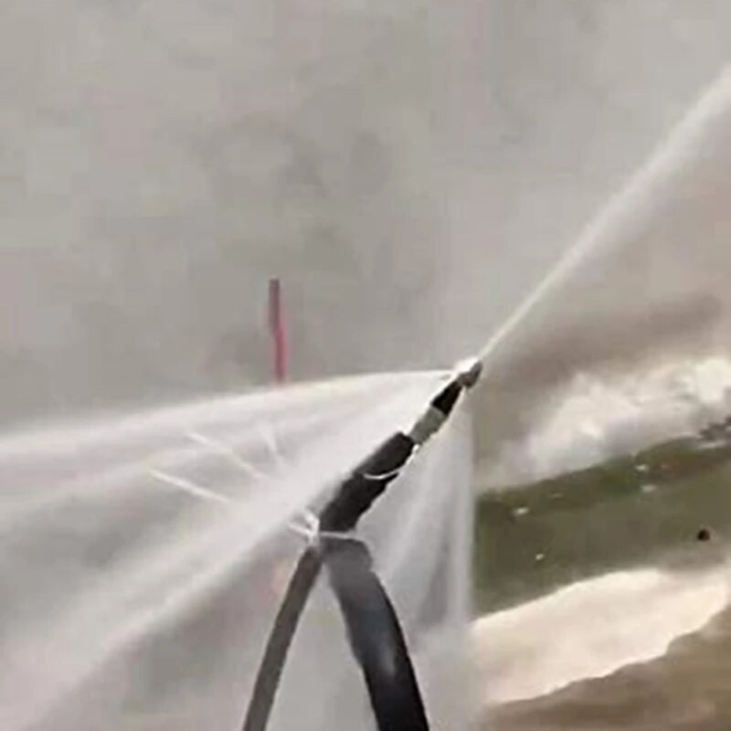 Nagynyomású cső kotrás tisztító fúvóka mosó csatorna 6 fúvókás mosógép lefolyó tisztítás otthoni kiegészítők