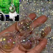 5X Mini Glass Bottles Rainbow Drifting Bottles Άρωμα Wishing Bottles with Cork Stoppers Γυάλινα βάζα για πάρτι γενεθλίων γάμου