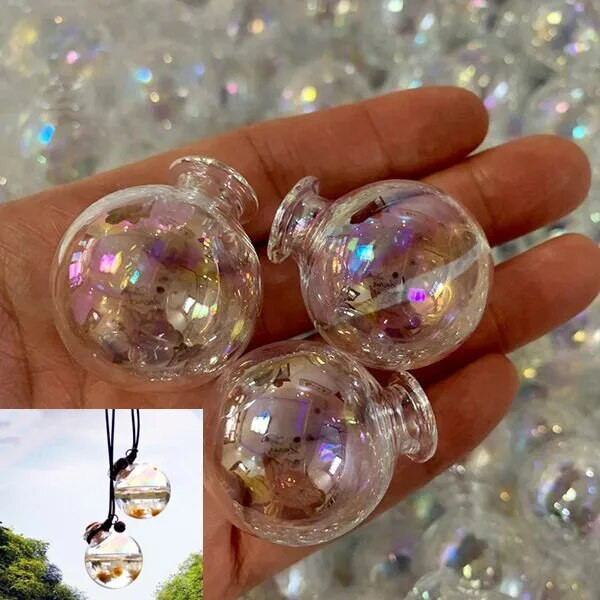 5X mini üvegpalackok szivárványos sodródó palackok parfümös kívánságpalackok parafa dugóval esküvői születésnapi parti üvegedényekhez