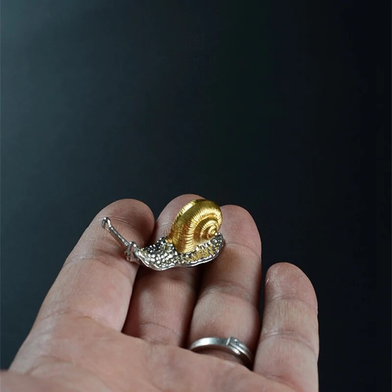 Kūrybinio lydinio sraigių smulkūs papuošalai Namų dekoravimo bonsai su smilkalais Rankdarbiai Madingas išskirtinis metalinis smilkalų laikiklis