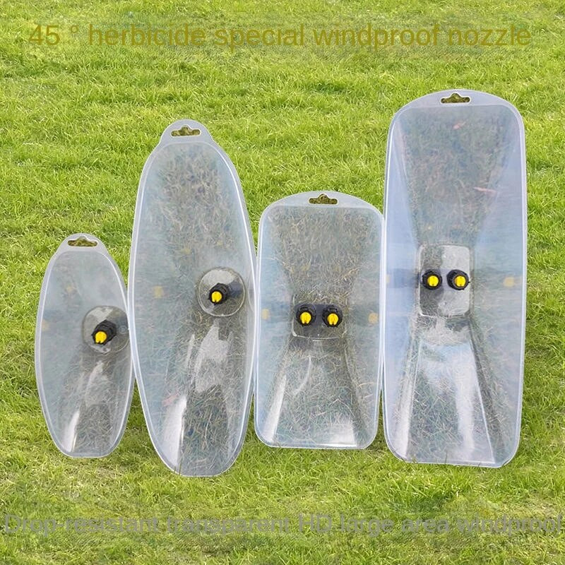 Mezőgazdasági elektromos permetező átlátszó szélvédő fúvóka kerti öntöző spray porlasztó ventilátor alakú fúvóka motorháztetővel