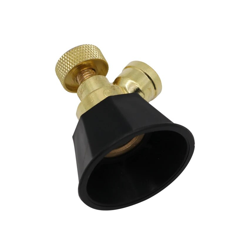 Állítható locsolófej ötvözet fekete ciklon fúvóka Mezőgazdasági porlasztás kerti gyümölcs-zöldséghez