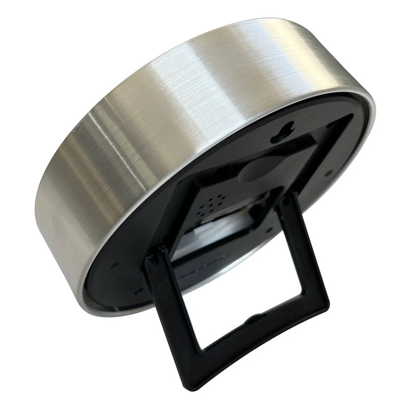 6-инчов креативен малък стенен часовник от метална алуминиева сплав, обикновени орнаменти за часовник, спалня, креативен часовник за седалка, модерен декор на стая