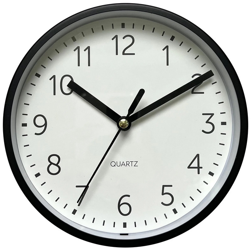 6-инчов креативен малък стенен часовник от метална алуминиева сплав, обикновени орнаменти за часовник, спалня, креативен часовник за седалка, модерен декор на стая