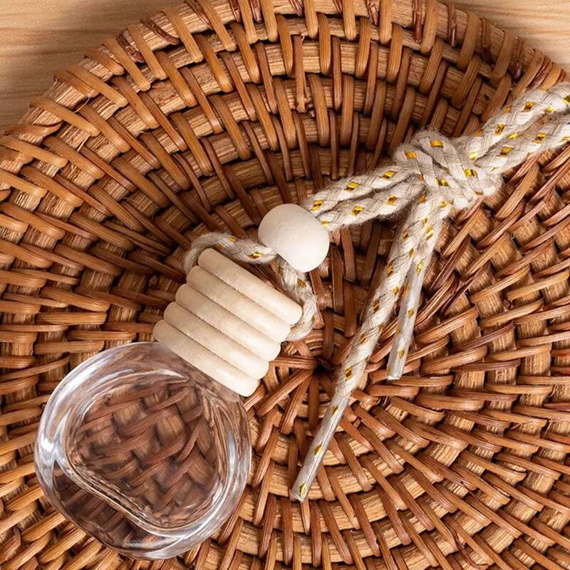 Auto õhu väljalaskeava värskendaja hajuti pudeli klamber parfüümi tühja pudeli ripats eeterlik õli auto salongi lõhn rippuv ornament