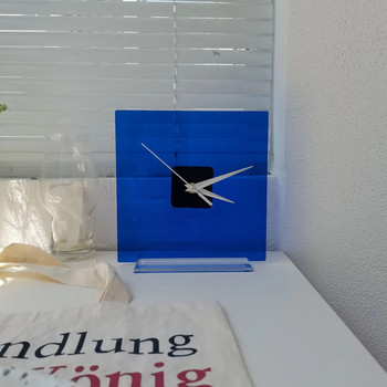 Διακόσμηση σπιτιού Απλά Μοντέρνα Αξεσουάρ Σαλόνι Υπνοδωμάτιο Μελέτη Ρολόι τοίχου Klein Μπλε Έπιπλα Επιτραπέζιο Ρολόι