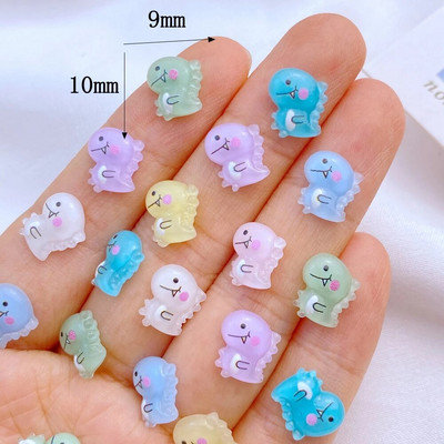 50 τμχ Νέα χαριτωμένα 9mm Ρητίνη Mini Penguin Series Flat back Stone Figurines DIY Wedding Scrapbook Αξεσουάρ μανικιούρ