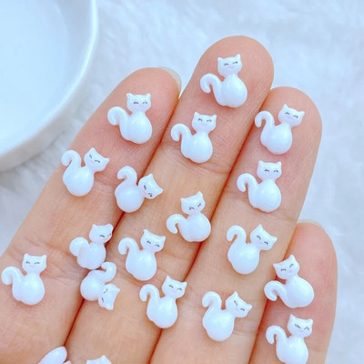 50 τμχ Νέα χαριτωμένα 9mm Ρητίνη Mini Penguin Series Flat back Stone Figurines DIY Wedding Scrapbook Αξεσουάρ μανικιούρ