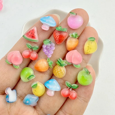 50 τμχ Νέα χαριτωμένα 9mm Ρητίνη Mini Penguin Series Flat back Stone Figurines DIY Wedding Scrapbook Αξεσουάρ μανικιούρ