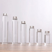 3,7cm Διάμετρος 25ml 30ml 36ml 50ml 55ml 70ml 80ml 90ml Γυάλινη φιάλη Διαφανή Φαρμακευτικά Μπουκάλια Φιαλίδιο Wishing Drifting Χονδρική