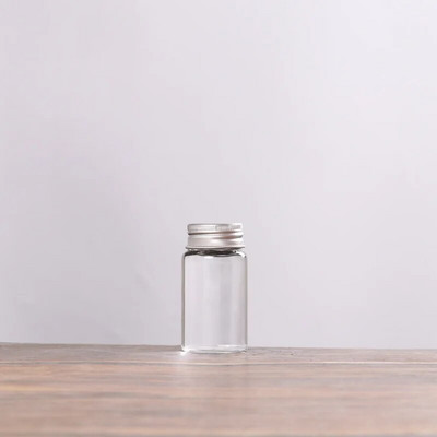 3,7cm Διάμετρος 25ml 30ml 36ml 50ml 55ml 70ml 80ml 90ml Γυάλινη φιάλη Διαφανή Φαρμακευτικά Μπουκάλια Φιαλίδιο Wishing Drifting Χονδρική