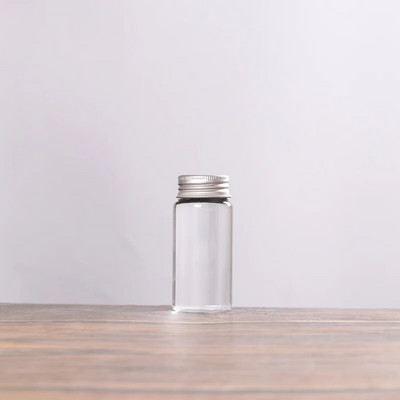 3,7cm Διάμετρος 25ml 30ml 36ml 50ml 55ml 70ml 80ml 90ml Γυάλινη φιάλη Διαφανή Φαρμακευτικά Μπουκάλια Φιαλίδιο Wishing Drifting Χονδρική