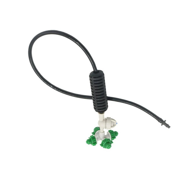 1db Fogger Cross Misting függesztő szerelvény esőztető hűtő függő sprinkler kerti üvegházi öntözéshez