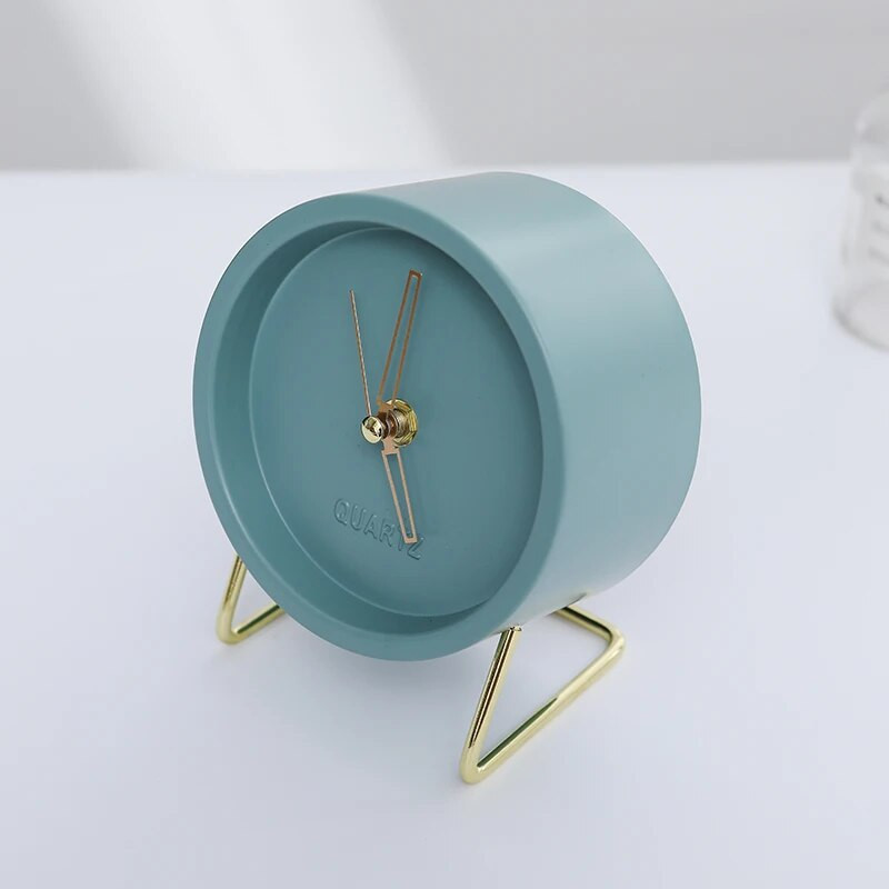Északi divat, művészet, elektronikus óra, egyszerű és kreatív dekoráció, óra, nappali, éjjeliszekrény dekoráció, csendes mutató cl
