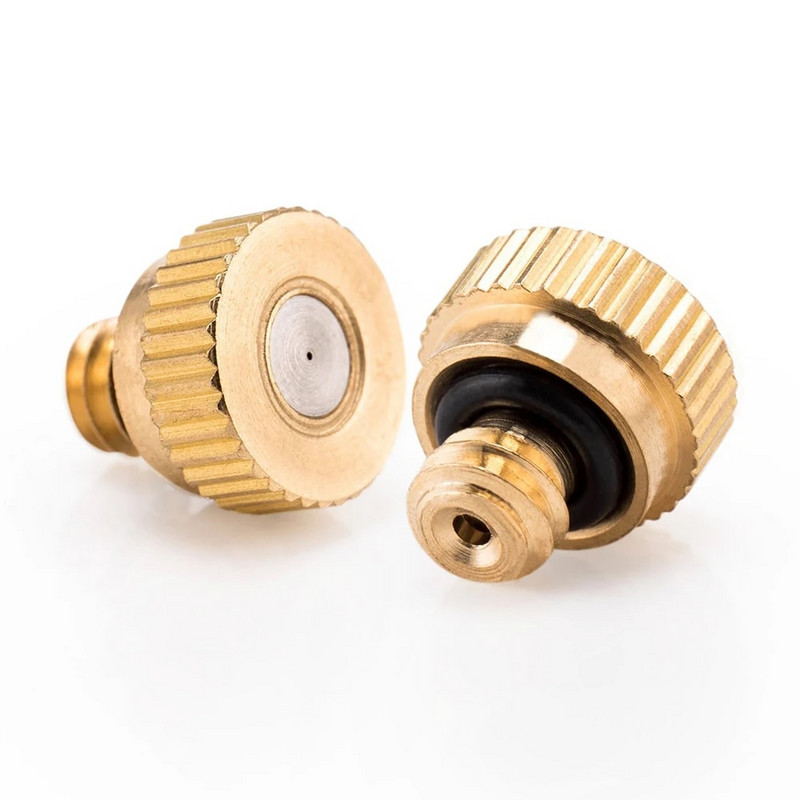 Permetező fúvókák készlet Ködfúvókák terasz ködképző rendszerhez Kültéri hűtőrendszer Kerti víz Mister