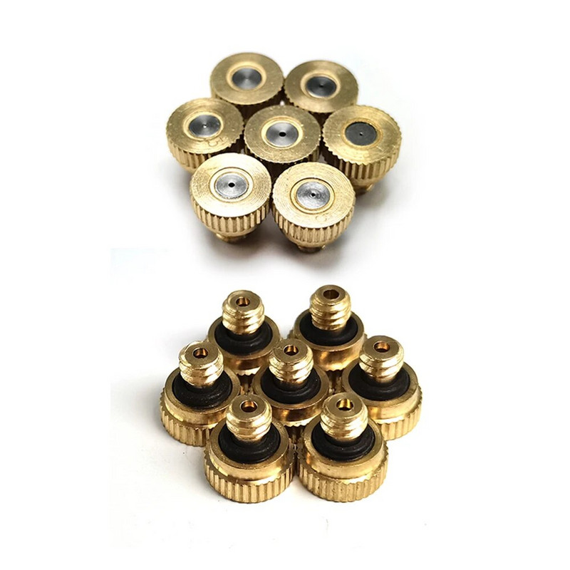 Permetező fúvókák készlet Ködfúvókák terasz ködképző rendszerhez Kültéri hűtőrendszer Kerti víz Mister