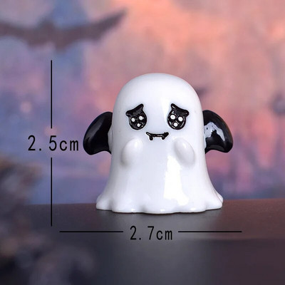 Figurine Miniature Lovely Cartoon Pumpkin Ghost Micro στολίδια τοπίων για αποκριάτικες διακοσμήσεις γραφείου σπιτιού Διακόσμηση δωματίου