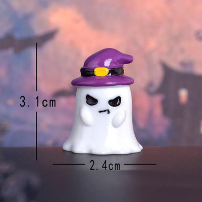 Figurine Miniature Lovely Cartoon Pumpkin Ghost Micro στολίδια τοπίων για αποκριάτικες διακοσμήσεις γραφείου σπιτιού Διακόσμηση δωματίου