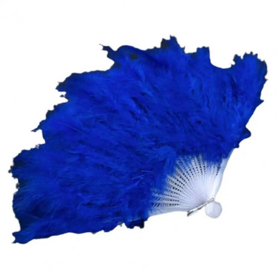 Όμορφος ανεμιστήρας χειρός με λεπτή υφή επίδειξης στηρίγματα Μόδα Faux Πτυσσόμενο φτερό παγωνιού