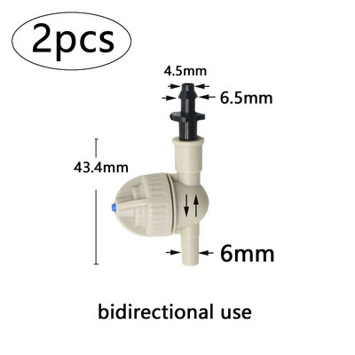 Apsaugos nuo lašėjimo purškimo antgalis vandens rūko purkštuvų laistymo sistema 4/5/6/7 krypčių reguliuojamas purškimo rinkinys šiltnamio drėkinimui