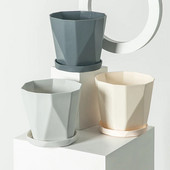 Creative Resin Flower Pot Nordic Simple Green Plant Σαρκώδες πυκνωμένες πλαστικές γλάστρες
