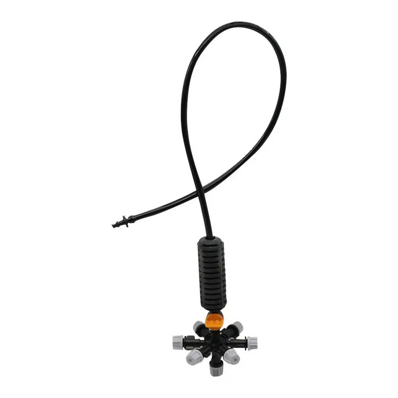 4/5/6/7 Way Függő csepegésgátló porlasztó fúvóka Kerti üvegház porlasztó öntözőrendszer üvegház Csepegtető öntözés