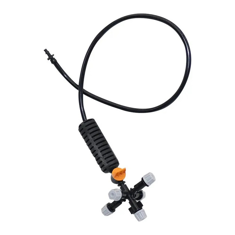 4/5/6/7 Way Függő csepegésgátló porlasztó fúvóka Kerti üvegház porlasztó öntözőrendszer üvegház Csepegtető öntözés