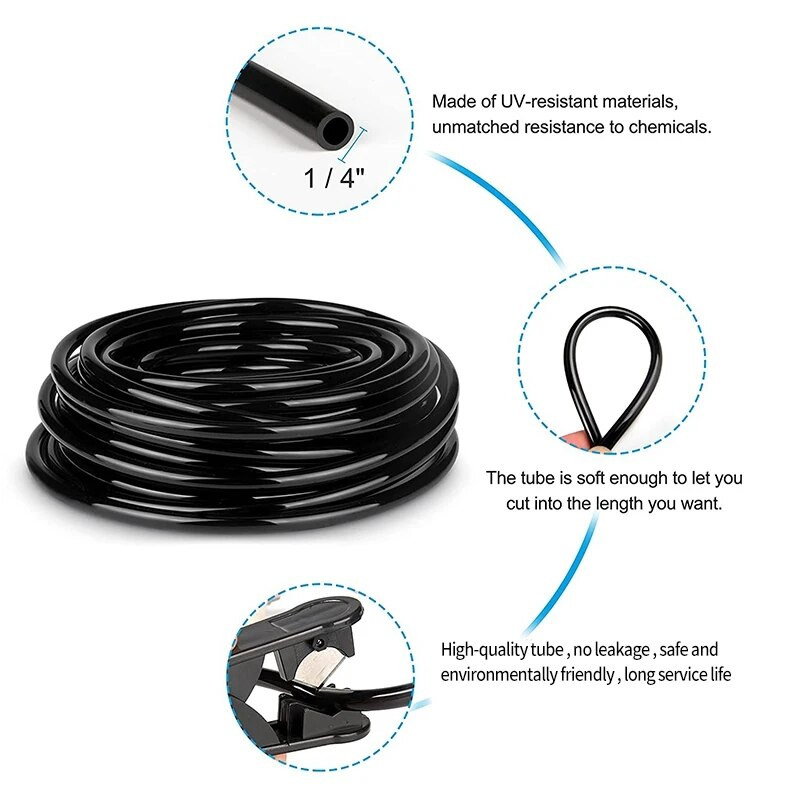 6/9/12/15/18 m hűtővíz köd permetező rendszer kerti porlasztó növények öntöző locsoló kültéri permetező készlet üvegházhoz
