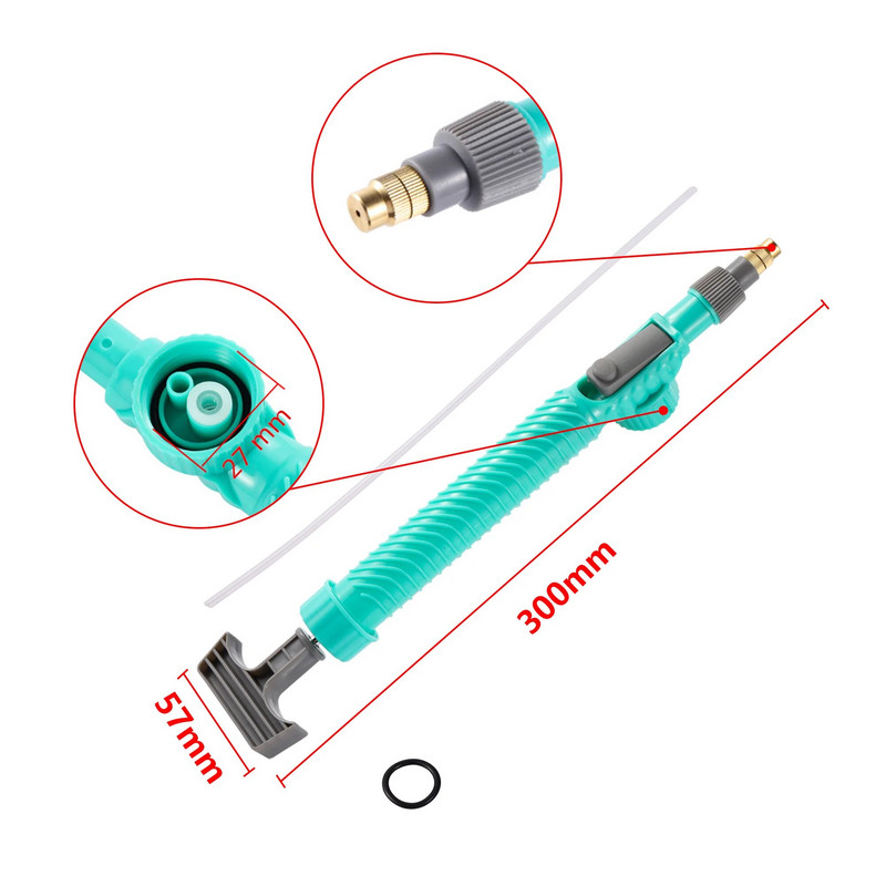 360 fokos nagynyomású levegőszivattyú kézi permetező, állítható italos palack locsoló kerti öntözés mini hordozható spray