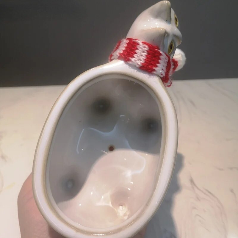 Rajzfilm macska virágcserép állat kerámia virágcserép Lovely váza kaktusz pozsgás növény cserepes virágkötészet otthoni dekoráció