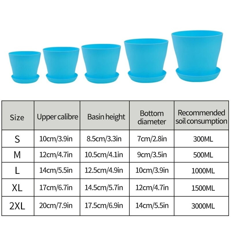 Műanyag virágcserép kerek zamatos növény Virágcserep mini irodai virágtartó dekoráció Kertészet virágcserép Többszínű otthoni növényi kellékek