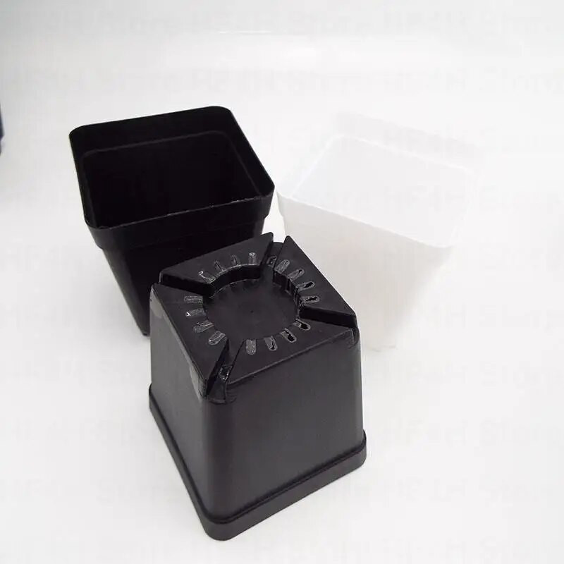 Mini virágcserepek Ültetőgépek Műanyag Kreatív Kis négyzet csemege edény Kerti íróasztal Otthoni iroda dekoráció Elérhető Vastag