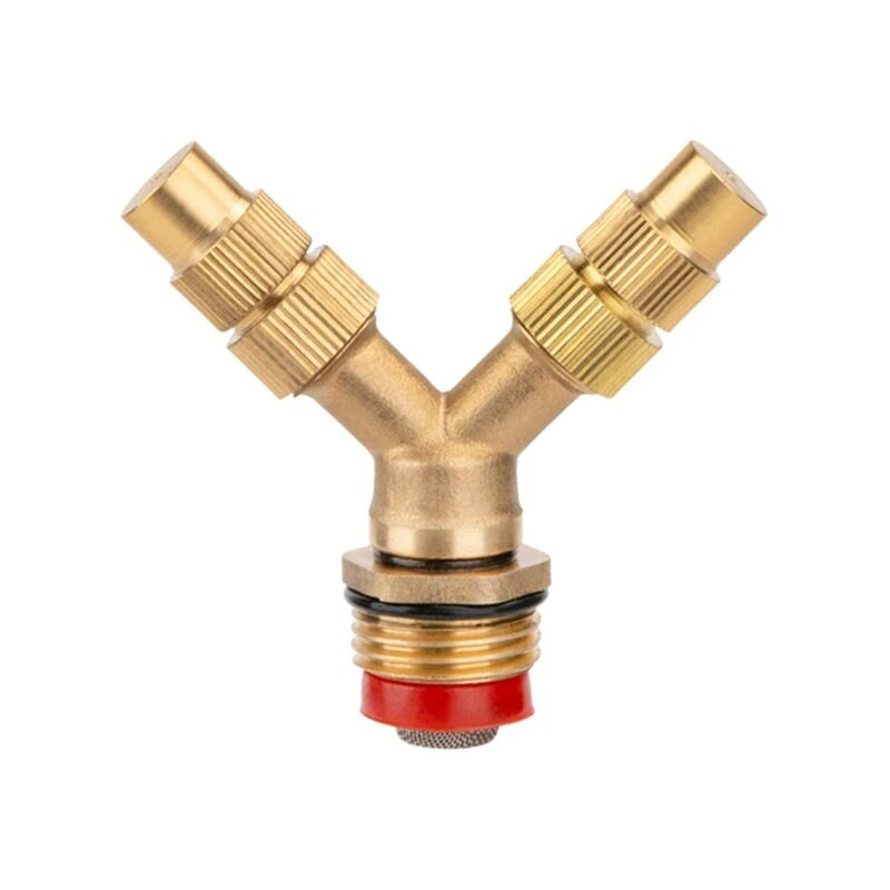 Porellenőrző ködfúvóka nagynyomású sárgaréz ködképző fúvóka ködképző spray for He