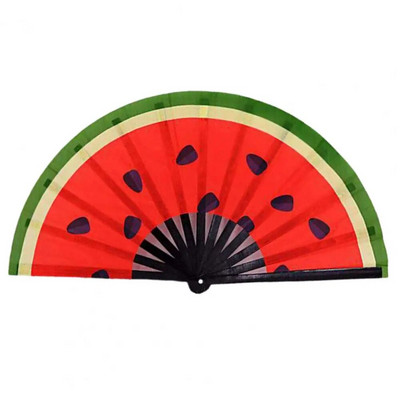 Folding Fan Floral Leopard Starry Sky Print Χορός Κομψά πάρτι χειρός Φεστιβάλ Παράσταση Μοναδικό Δώρο για Φεστιβάλ
