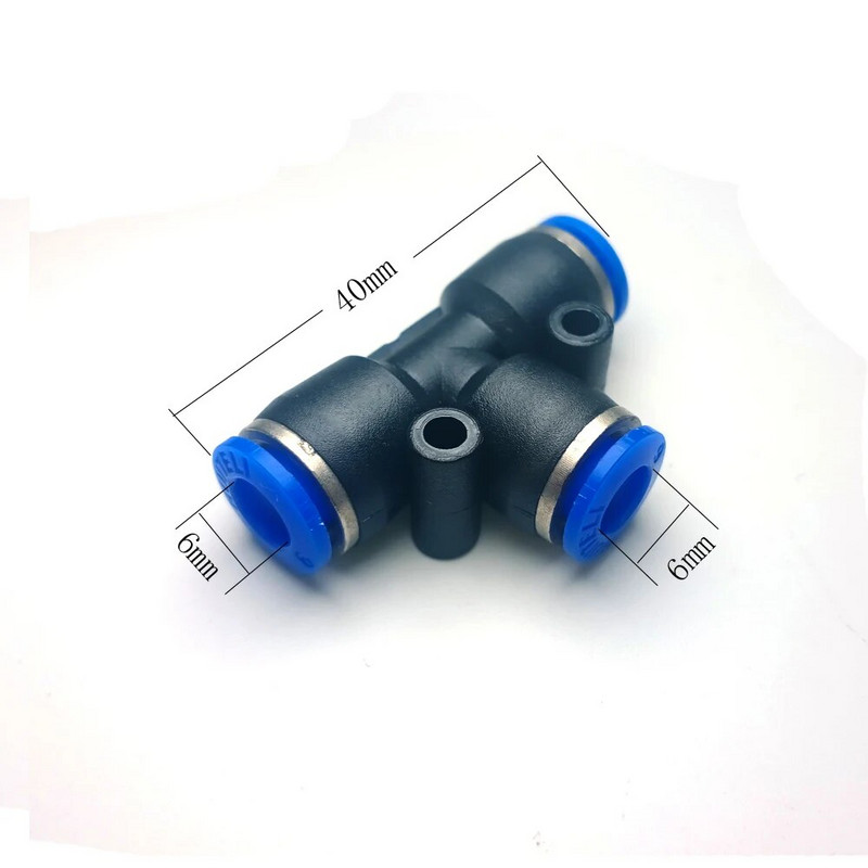 2 DB párásító fúvóka porlasztó 6 mm-es pólóval, gyorscsatlakozással