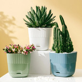 Δοχείο φύτευσης κηπουρικής 1PS Nordic Simple Style Imitation Ceramic Resin Πλαστική μεγάλη γλάστρα