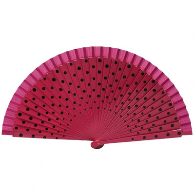 Sulankstomas vėduoklis Antikiniai Dvipusiai šokantys gerbėjai Amatai Dovana Šokiai Rankomis dažytas medis Ispanijos rankų ventiliatoriaus vakarėlio reikmenys