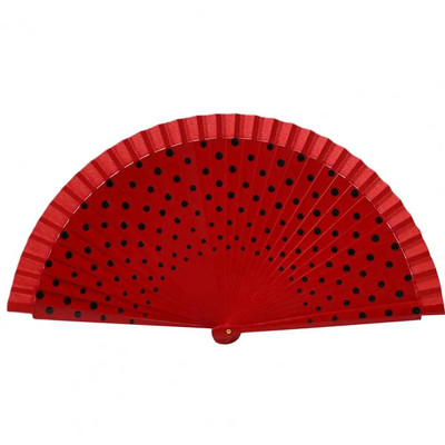 Sulankstomas vėduoklis Antikiniai Dvipusiai šokantys gerbėjai Amatai Dovana Šokiai Rankomis dažytas medis Ispanijos rankų ventiliatoriaus vakarėlio reikmenys