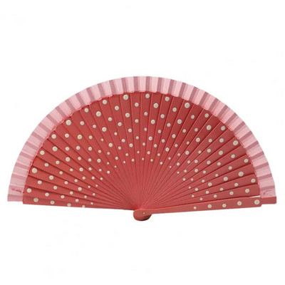 Sulankstomas vėduoklis Antikiniai Dvipusiai šokantys gerbėjai Amatai Dovana Šokiai Rankomis dažytas medis Ispanijos rankų ventiliatoriaus vakarėlio reikmenys