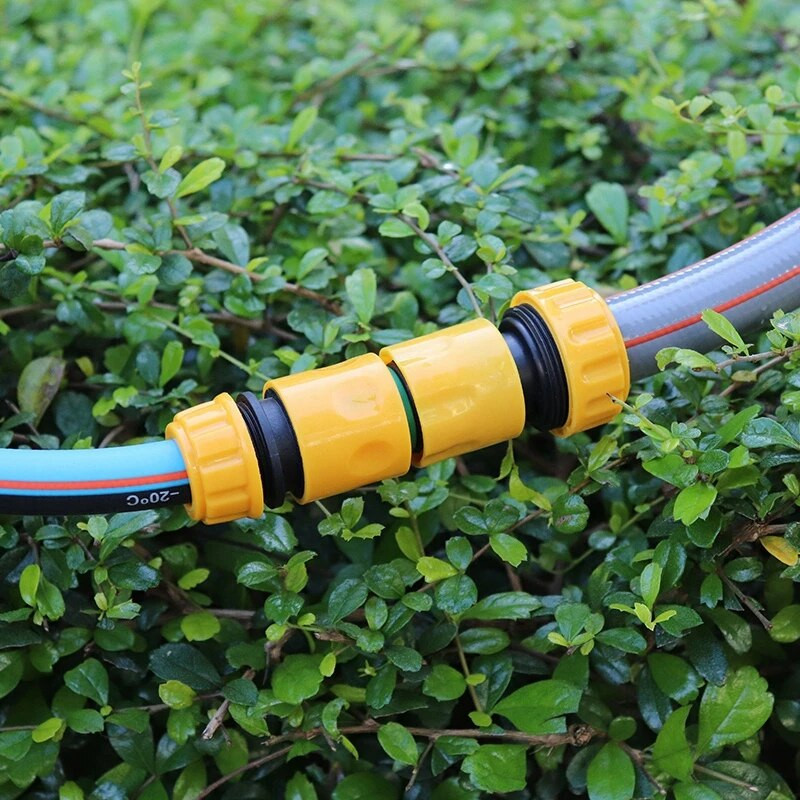 Aia kastmisvooliku kiirühendus 1/2-tollise otsaga kahekordne isane vooliku liitmiku adapteri pikenduskomplekt vooliku toru toru veepüstoli jaoks