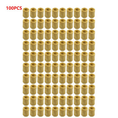 50/100 τεμ. Single Hole Grow Plug Media Plug Starter Cubes Rock Wool Plant Hydroponic Progation Transplanting Seedling Soil Block