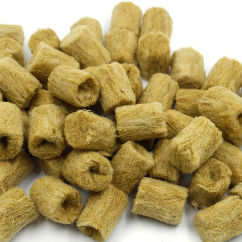 50/100db Egylyukú növesztőanyag-dugó indító kockák kőzetgyapot növény hidroponikus szaporítása átültetés palánta talajtömb