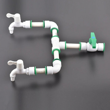 PE PVC PPR водопроводен клапан бърз конектор за градинско напояване декорация на къща фитинги за водопровод 16/20/25/32MM