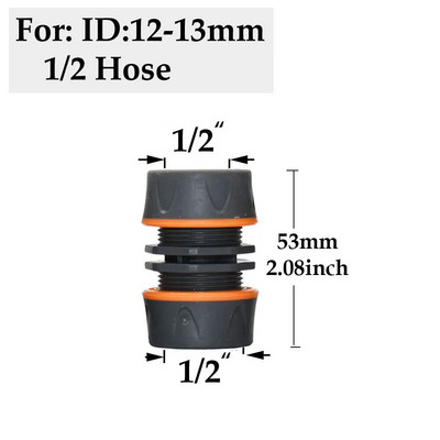 1/2`` 3/4`` 1`` žarnos greito jungties nipelis OD 16 mm 20 mm sodo žarna vandens stabdymo jungiamosios detalės Vamzdžių taisymas laistymo pistoleto adapteris