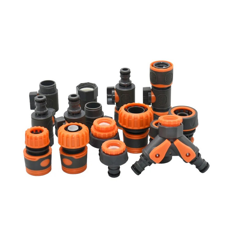 1/2`` 3/4`` 1`` žarnos greito jungties nipelis OD 16 mm 20 mm sodo žarna vandens stabdymo jungiamosios detalės Vamzdžių taisymas laistymo pistoleto adapteris